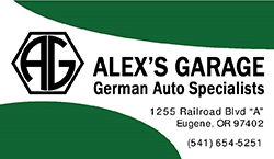 Click here to go to Alex's Garage website